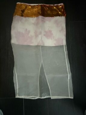 Zara Organza Midi Skirt